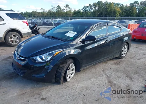 2016 Hyundai Elantra Se z USA, uszkodzony, nr VIN 5NPDH4AEXGH711682